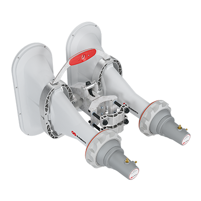 4x4 5 GHz Asymmetrical Horn Antennas » Overview