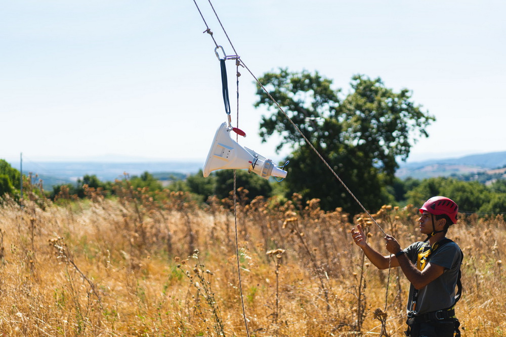 horn antenna rfelements tower tech rope