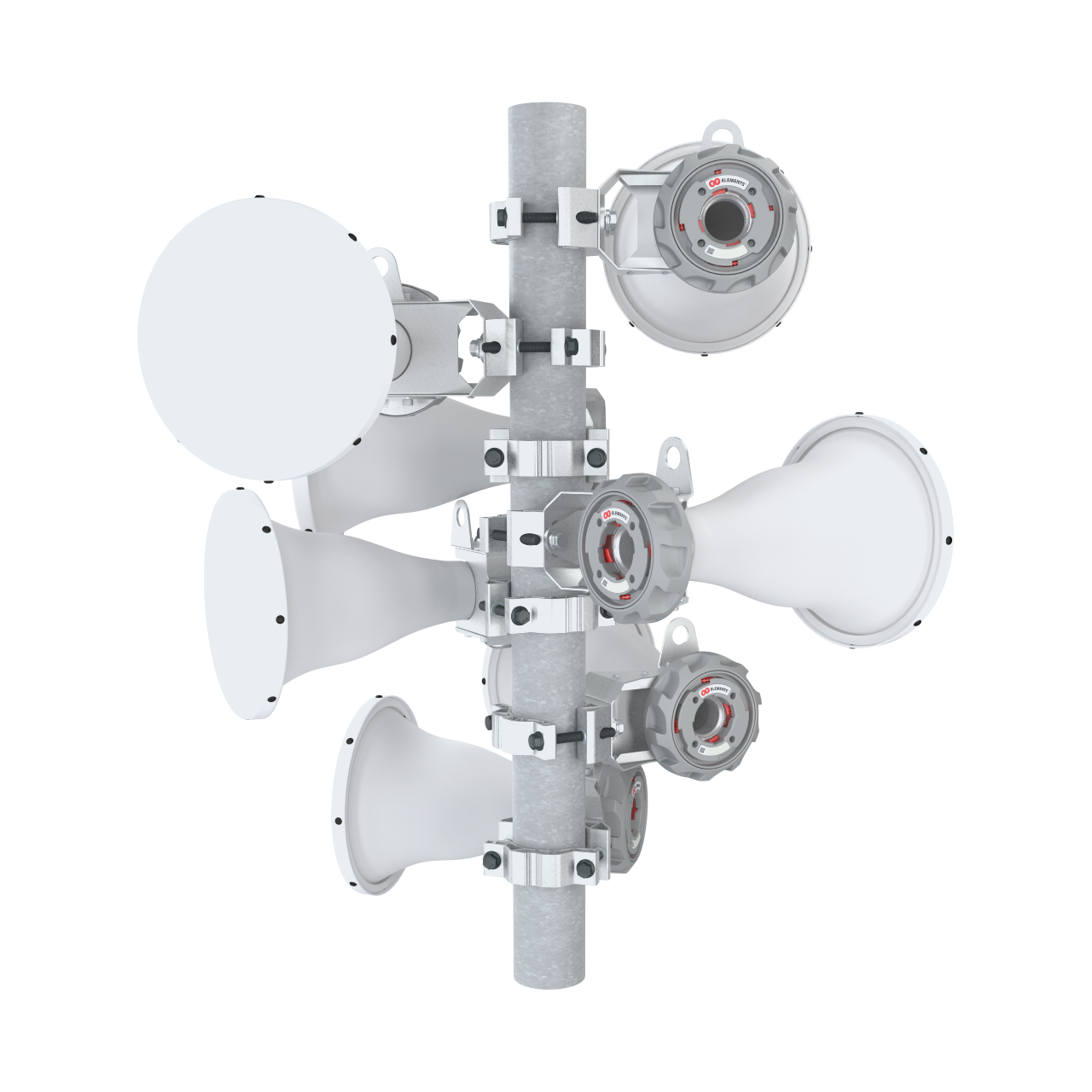 rf elements symmetrical horn sh30wb go 5ghz 6ghz wideband cluster site