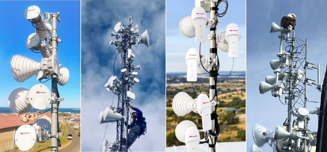 rf elements symmetrical horns co ocation cluster antennas site